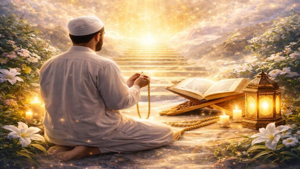 Meaning of Al-Quddus from Asma ul Husna representing divine purity and perfection