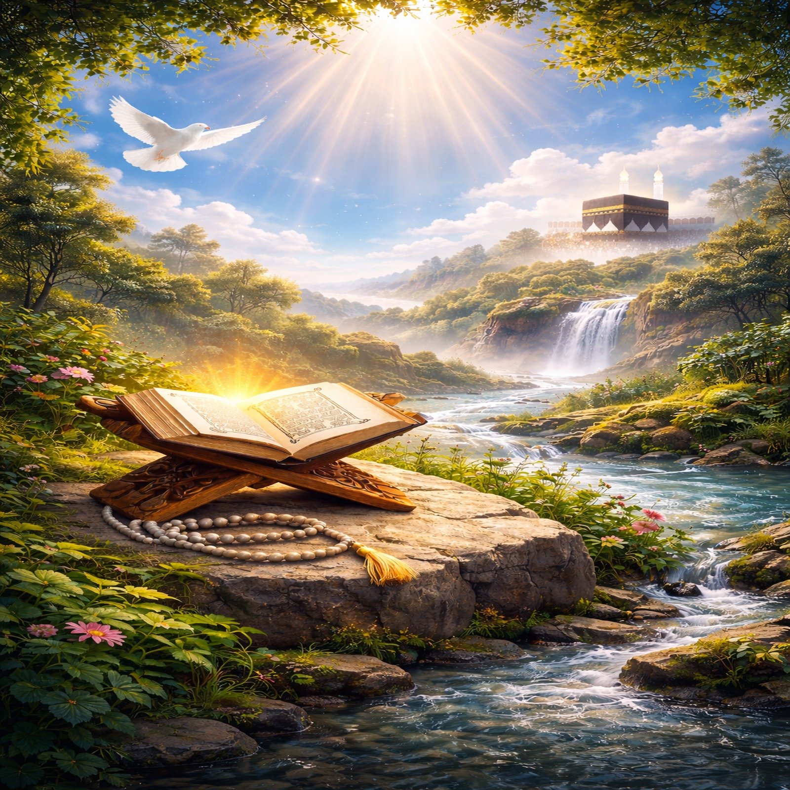 Secrets of Al-Quddus showing spiritual purification through the sacred name of Allah